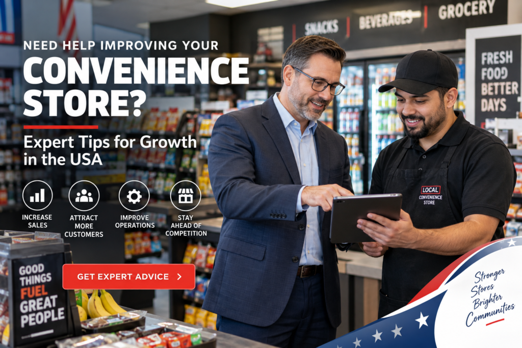 need helo improving your convenince store
